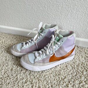 Nike Blazer Mid '77 Girls Sneakers Barely Grape/Metallic Copper Size 4Y